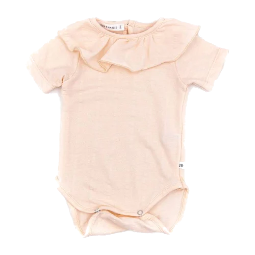 BODY CON COLLO VOLANT