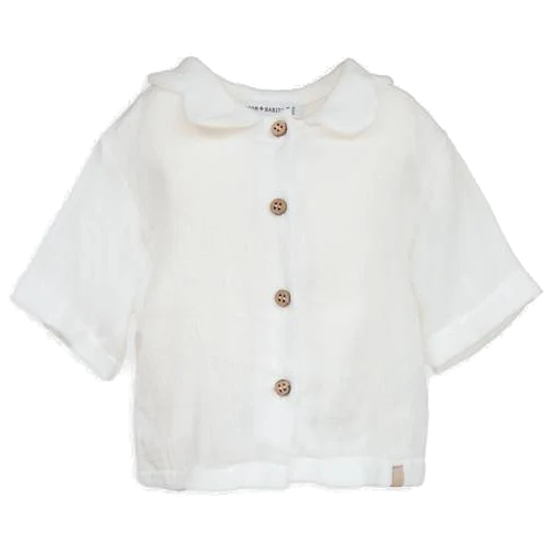 CAMICIA COLLO A FIORE