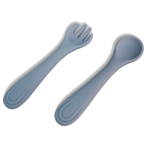 TAIKI SET - Set cucchiaio e forchetta in silicone