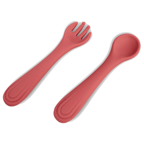 TAIKI SET - Set cucchiaio e forchetta in silicone
