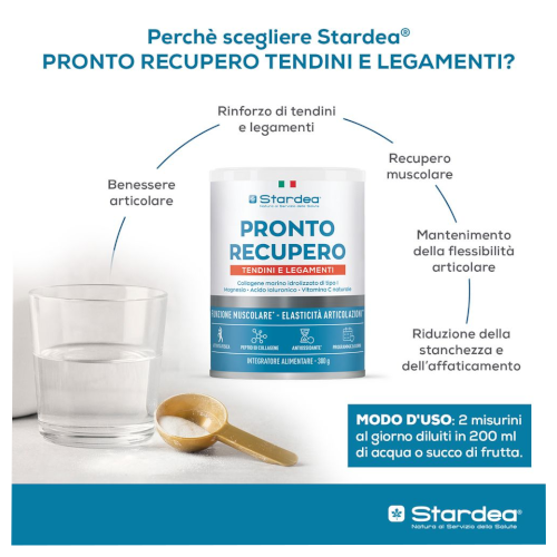 STARDEA PRONTO RECUPERO TENDINI E LEGAMENTI - Polvere 300g