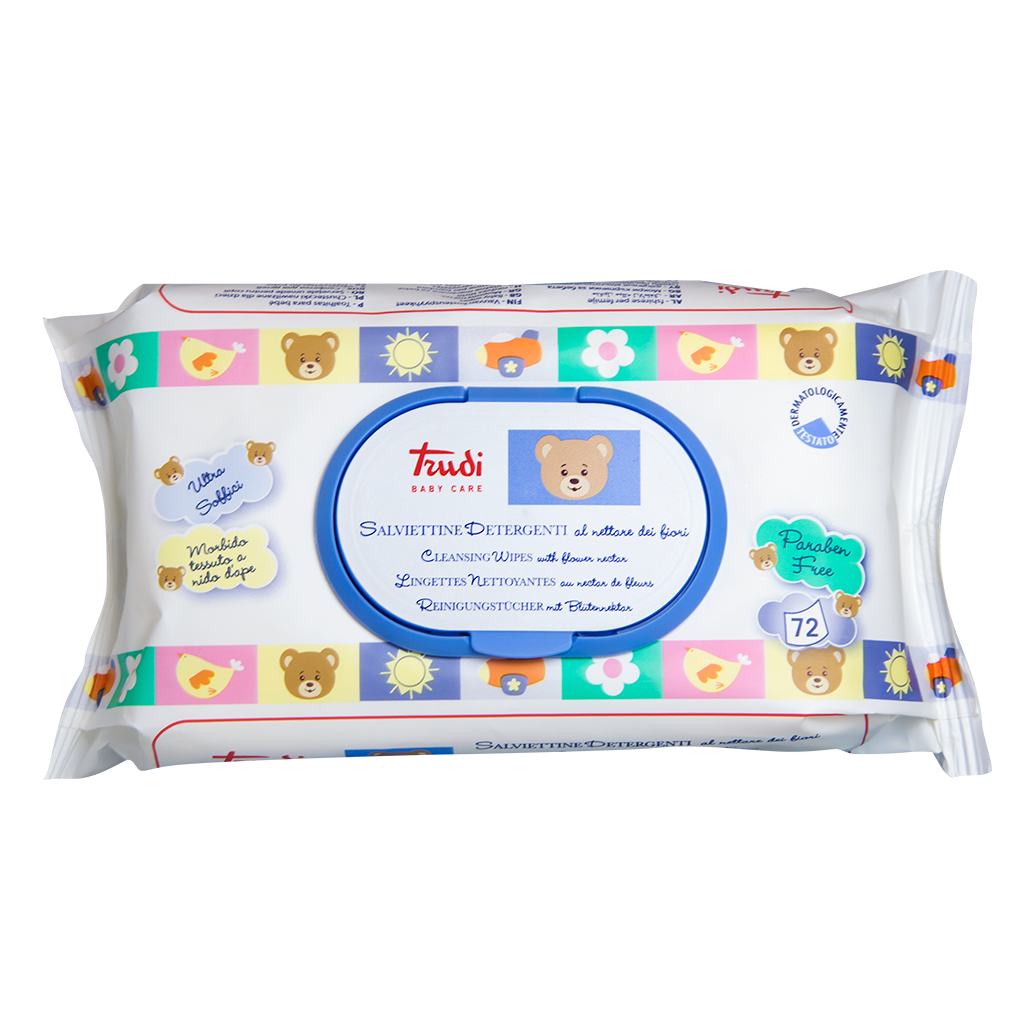 SALVIETTINE DETERGENTI TRUDI - 72 pz