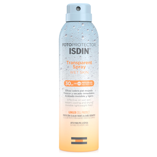 Fotoprotector ISDIN Transparent Spray Wet Skin SPF 30 - 250ml