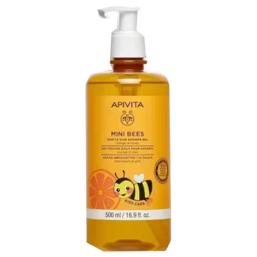 MINI BEES- Gel doccia per bambini arancia e miele- 500 ml