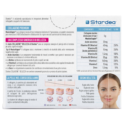STARDEA COLLAGENE + BELLEZZA SHOTS- 8 shots da 50 ml
