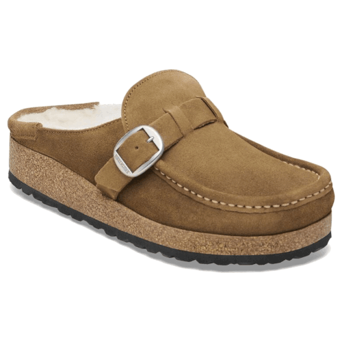 BUCKLEY SHEARLING- suede leather