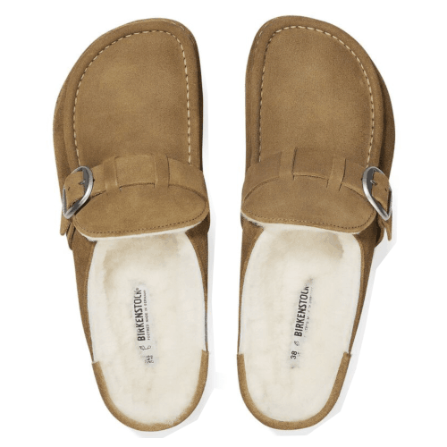 BUCKLEY SHEARLING- suede leather
