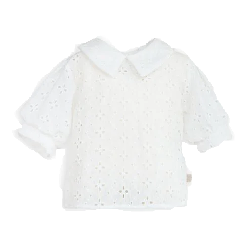 CAMICIA BIMBA OFFWHITE