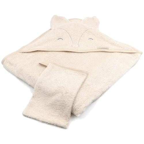 ASCIUGAMANO CON CAPPUCCIO + GUANTO