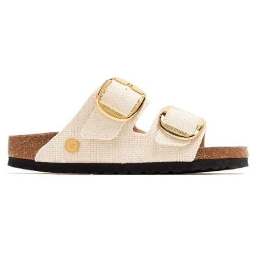 ARIZONA BIG BUCKLE RIVET LOGO - Vegan Canvas Eggshell