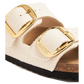 ARIZONA BIG BUCKLE RIVET LOGO - Vegan Canvas Eggshell