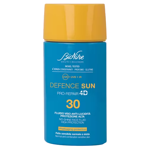 DEFENCE SUN - Fluido viso Anti-Lucidità SPF 30