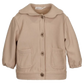 GIACCA CON COLLETTO A FIORE- Mocha Sand