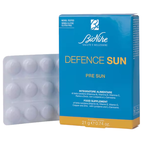 DEFENCE SUN - Pre Sun Integratore alimentare- 30 cpr