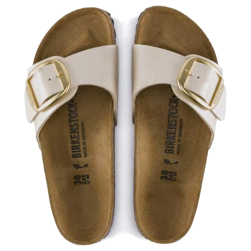 MADRID BIG BUCKLE - Graceful Pearl White
