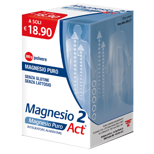 MAGNESIO 2 ACT- MAGNESIO PURO 300G