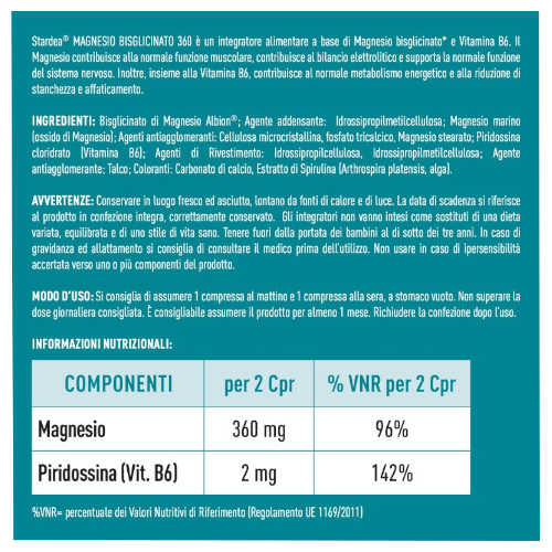 STARDEA  MAGNESIO BISGLICINATO - 60 cpr