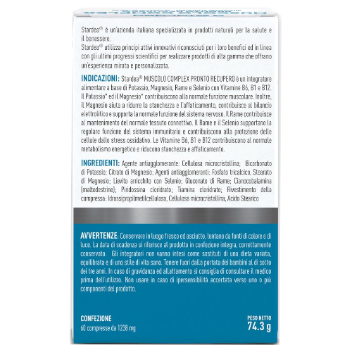 STARDEA MUSCOLO COMPLEX PRONTO RECUPERO- 60 cpr