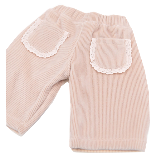 PANTS CURDEROY AMPIO- Vintage Pink