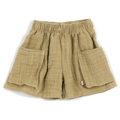 SHORT BIMBA CON TASCHE
