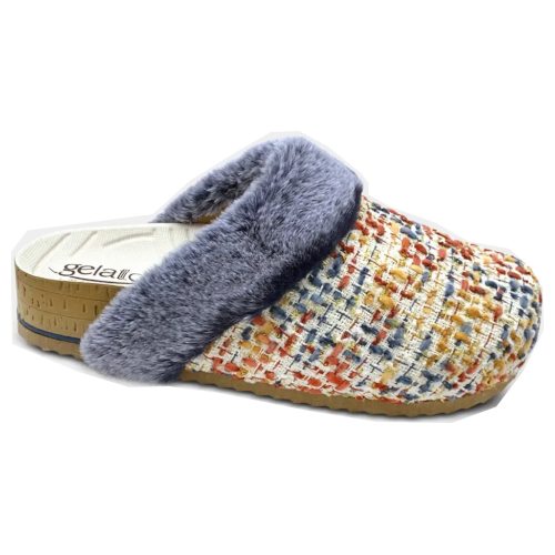 GELATTTO- Woodstock Soft Furry- Multicolor/ Blu