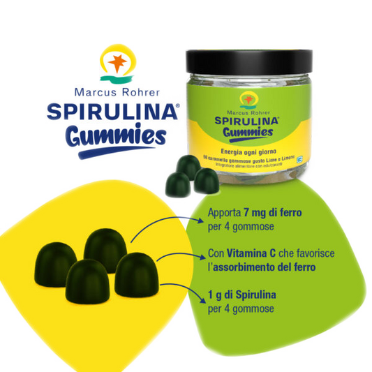 MARCUS ROHRER SPIRULINA GUMMIES  - 60 caramelle