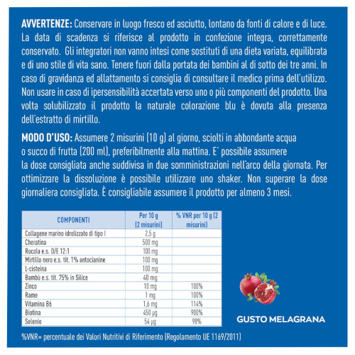 STARDEA COLLAGENE + KERATINA - Polvere 300g