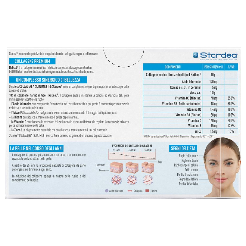 STARDEA COLLAGENE + SUBLIMLIFT SHOTS- 8 shots da 50 ml