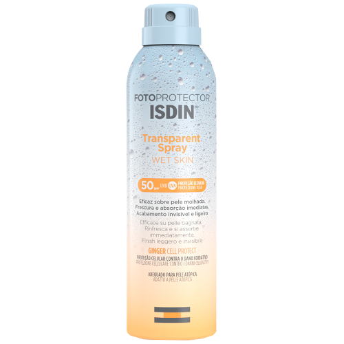 Fotoprotector ISDIN Transparent Spray Wet Skin SPF 50 - 250ml