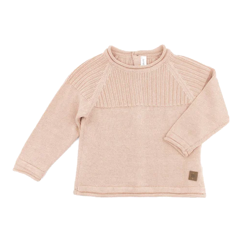 KNITTED - Maglia Apertura Dietro A Costine