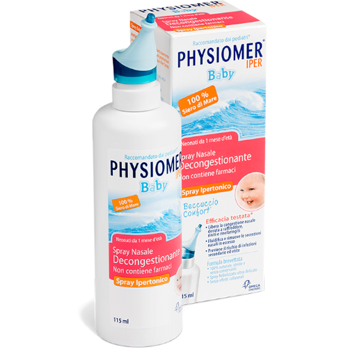 PHYSIOMER BABY IPER - Spray nasale decongestionante 115ml