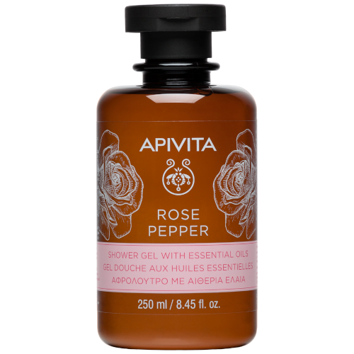 Gel Doccia con Oli Essenziali - ROSE PEPPER