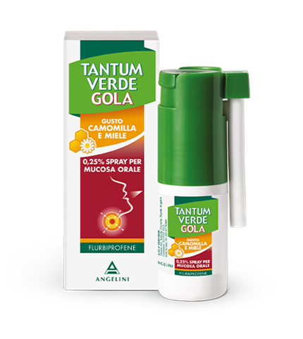 TANTUM VERDE Gola Spray 0,25% Camomilla e Miele